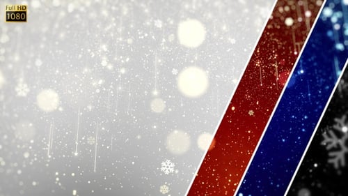 Elegant Sparkling Snowflake Particles Holiday Celebration Background
