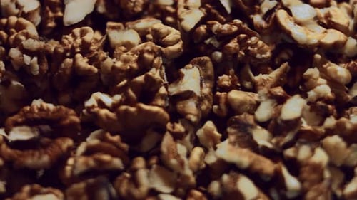 Close Up of Food Walnuts