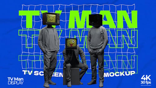 TV man Video Display Premiere