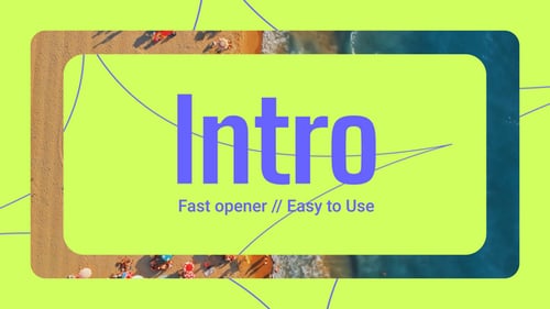 Fast Intro | After Effects