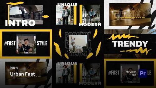 Intro - Urban Fast Premiere Pro Templates