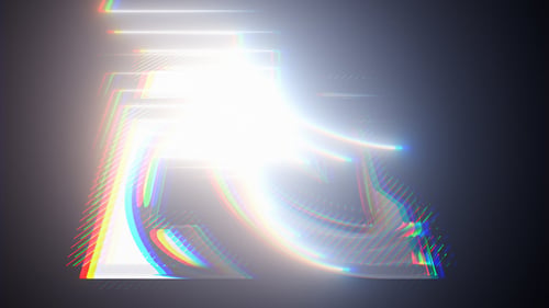Dynamic Glitch Logo Intro with Chromatic Aberration Effect