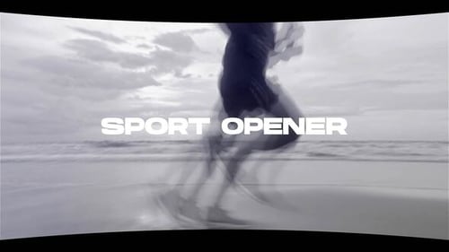 Dynamic Sports Opener with Bold Typography