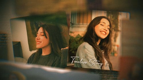 Elegant Cinematic Photo Slideshow with Soft Light Leaks
