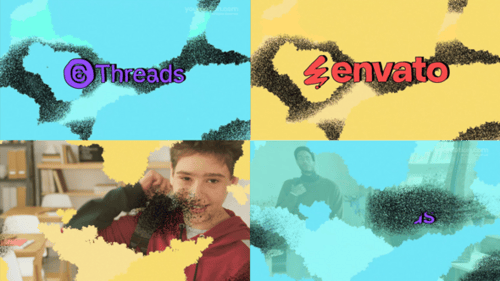 Torn Texture Grunge Logo Transition for Premiere Pro