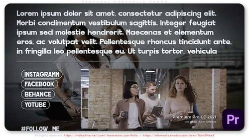 Personal Portfolio Promo