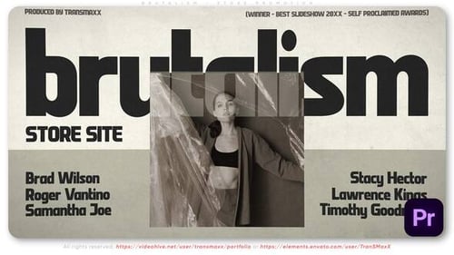 Brutalism - Store Promotion