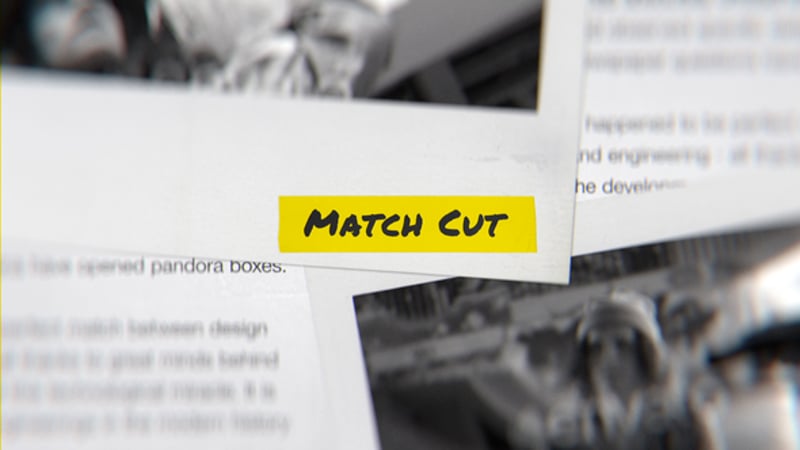 Text Match Cut, Titles ft. paper match cut & text match cut - Envato
