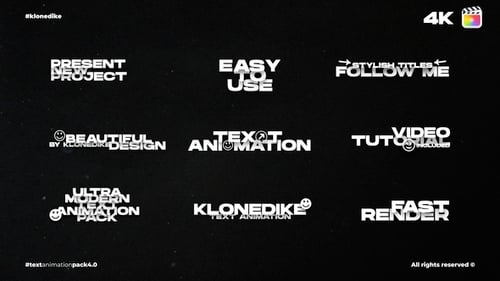 Text Animation 4.0 \ FCpX