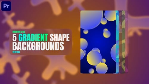 Gradient Shape Backgrounds | MOGRT