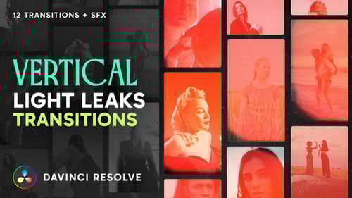 Transiciones de fugas de luz verticales