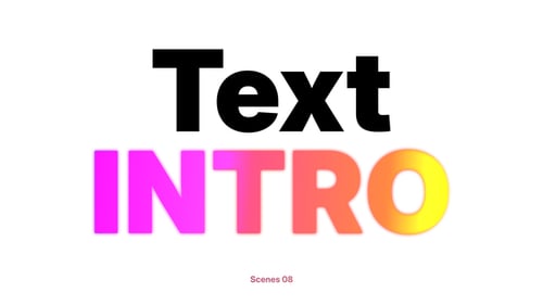 Text Intro | After Effects