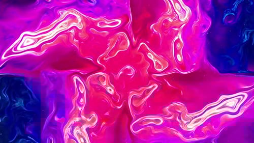 Vibrant Abstract Liquid Swirls Background Loop
