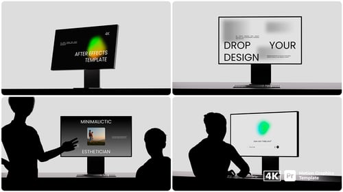 Office Display Mockup | Motion Graphics Template