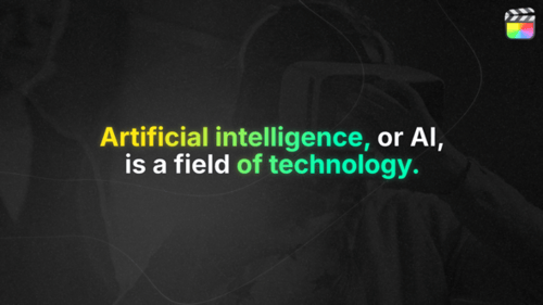 Text Animation \ FCPX