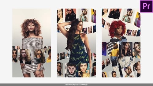 Dynamic Photo Gallery Stories Animated Sequence