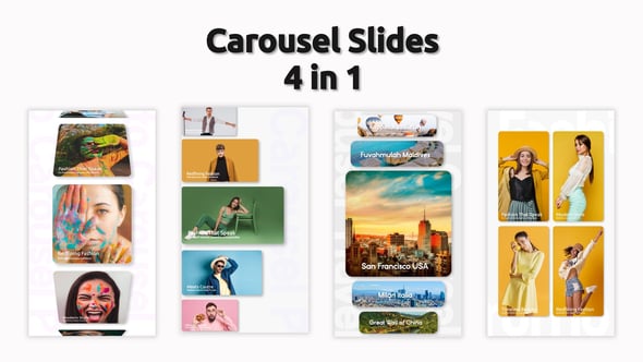 Clean Vertical Carousel Slideshow for Mobile Displays, Openers ft ...