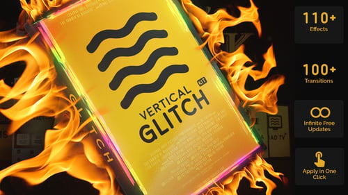 Vertical Glitch Presets Pack