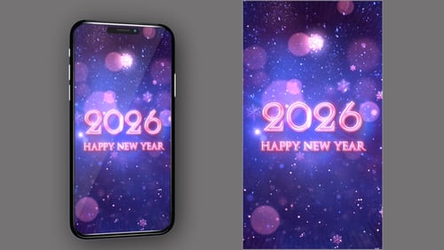 New Year Countdown 2026 V2 - Vertical Video