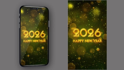 New Year Countdown 2026 V6 - Vertical Video