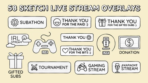 Superpositions de diffusion en direct de Sketch