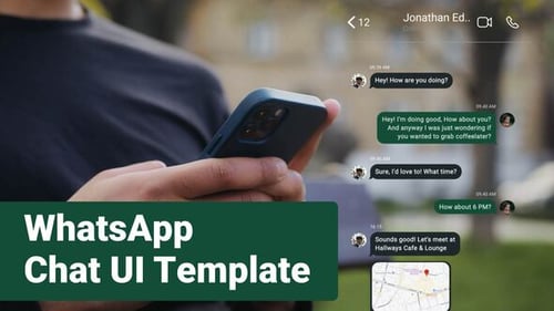 WhatsApp Chat UI Message