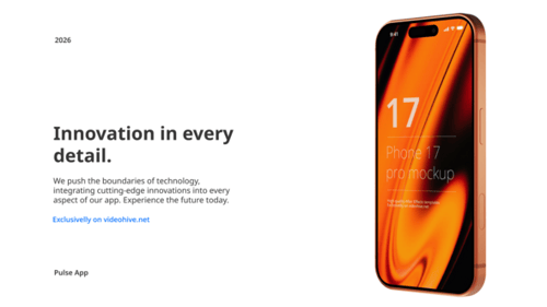 Phone 17 Pro App Presentation Mockup