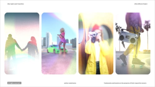 Blur Transition - Light Leak Transition