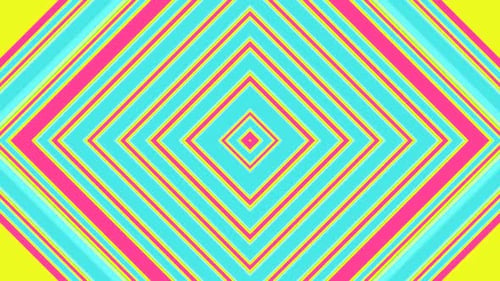 Kaleidoscope, mandala. 3d render music broadcast TV flashing, night club, music video vj pattern