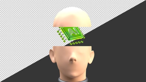 3D-Animation von Ai | Alpha-Kanal