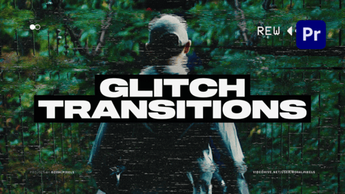 Glitch Transitions for Premiere Pro - Rewind Edition
