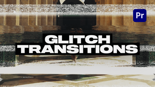 Dynamic Glitch Video Transitions and Effects