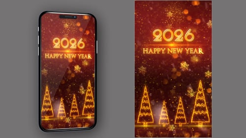 Happy New Year 2026 Countdown V1 - Vertical Video