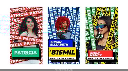 Dynamic Kinetic Text Reveal for Social Media Stories