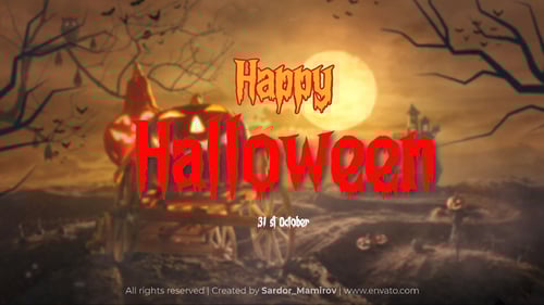Halloween Intro | Happy Halloween 2025 MOGRT