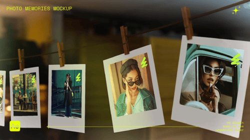 Modell für Fotoerinnerungen