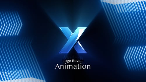 Dynamic Light Streak Logo Opener