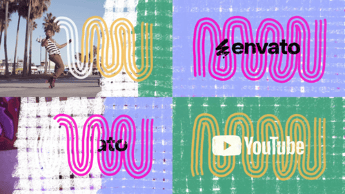 Transiciones del logotipo de Snake Line para Premiere Pro