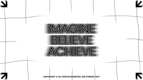 Big Stroke Text | AE