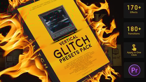 Dynamic Digital Glitch Transition Presets Pack