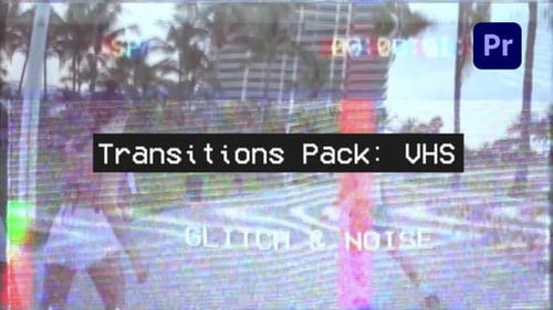 Paquete de transiciones: VHS | Premiere Pro