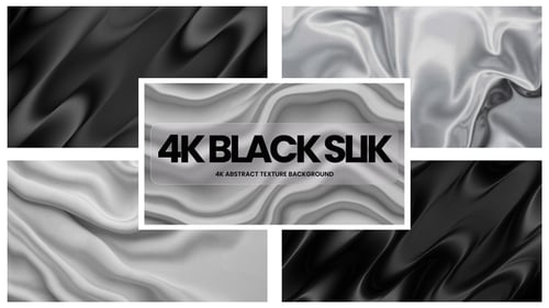 4K Black Silk Background