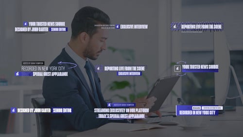 Name Tag Lower Third Labels