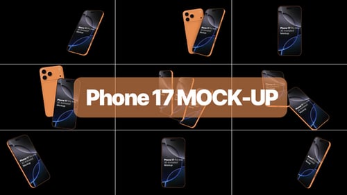 Phone 17 Mockup Promo MOGRT
