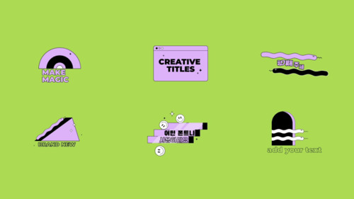 Stylish Shape Titles for Premiere Pro
