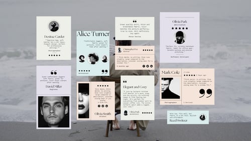Testimonials, Reviews & Quotes - After Effects Template