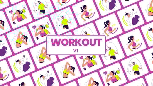 WorkOut Icon Animation
