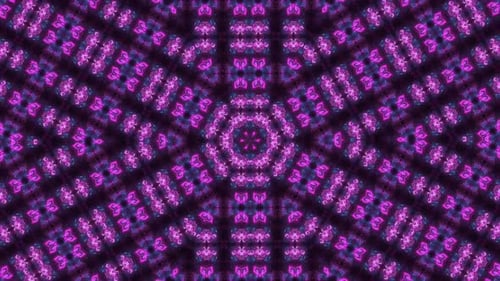 Abstract Geometric Glowing Pattern Animation