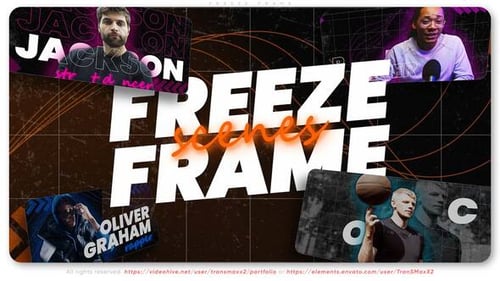 Dynamic Freeze Scenes - Frozen Cut-Out Titles