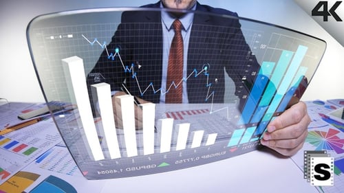 Futuristic Business Screen